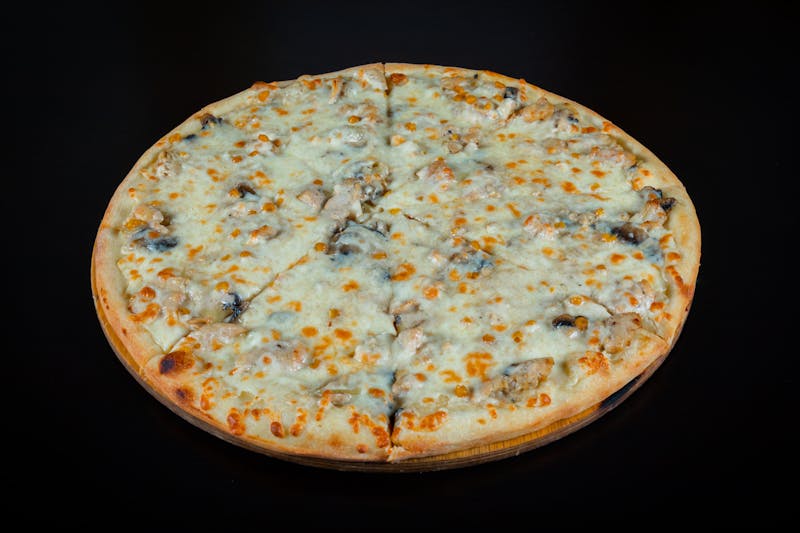 Fresh seasonal vegetables and ingredients for pizza toppings